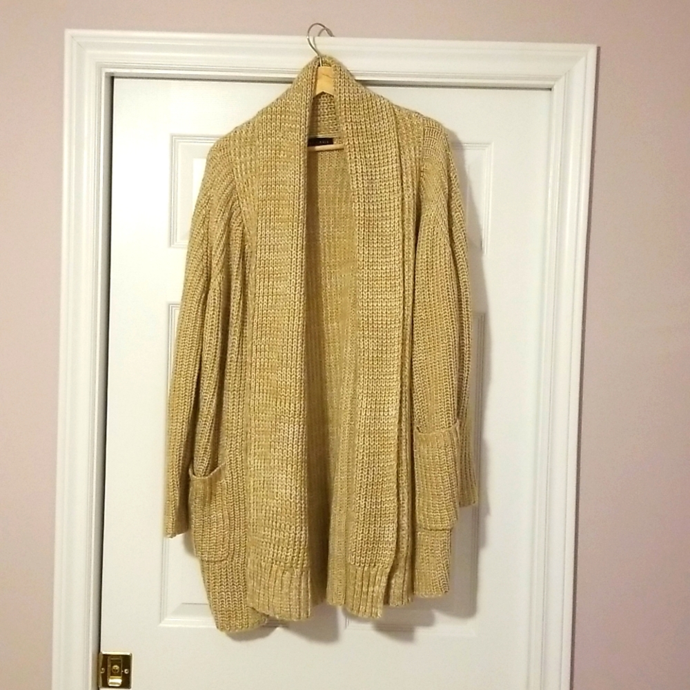 Snow day Cardigan with Scarf Collar